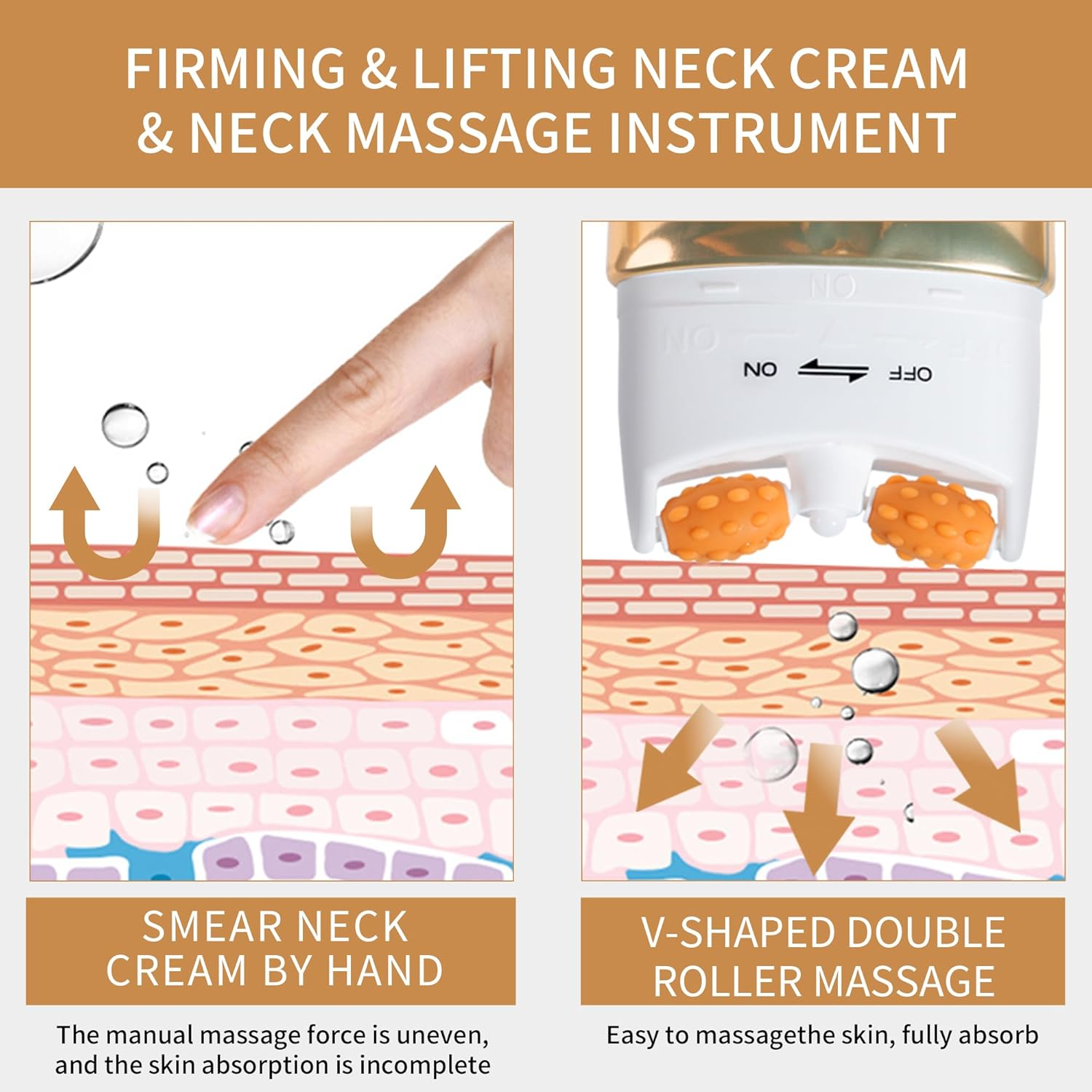 Neck Glow Roller Cream